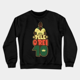 Pele - O Rei - FC Santos Crewneck Sweatshirt